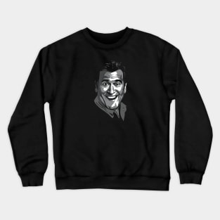 Bruce Campbell greyscale Crewneck Sweatshirt